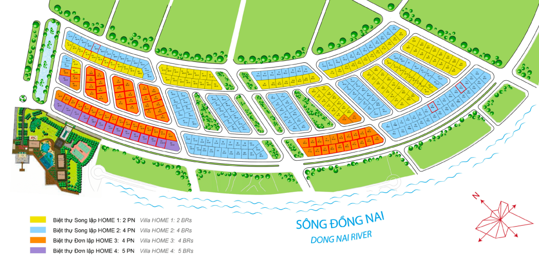 mặt bằng Swanbay Zone 5 